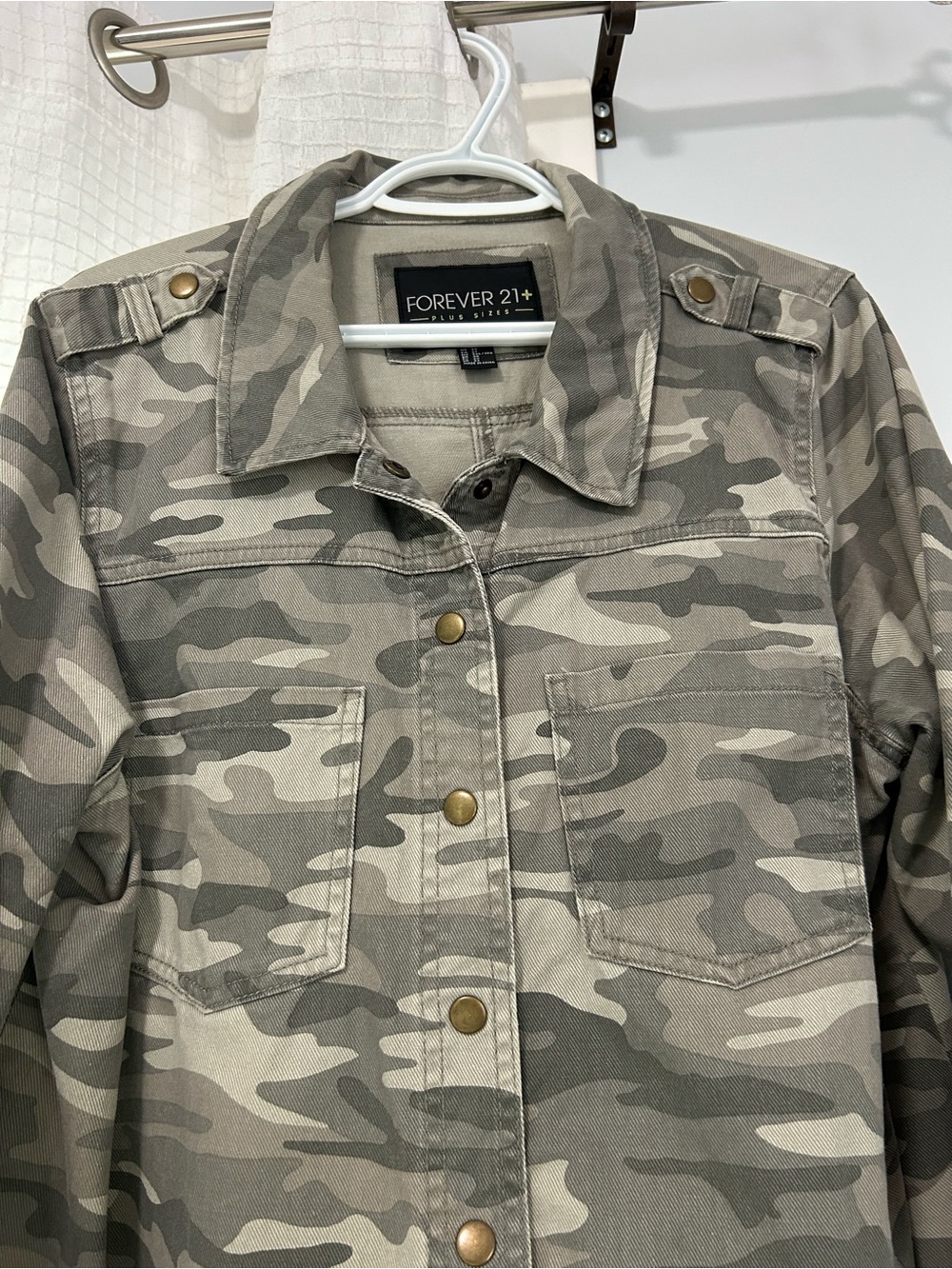 Forever 21 Button-Front Jacket - Picture 3 of 8